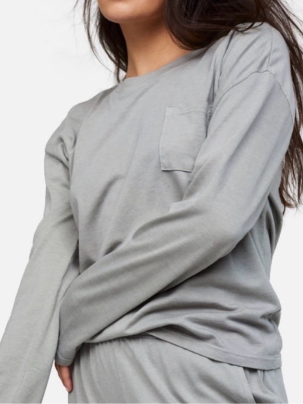 Mate The Label Tencel Long Sleeve Sleep Tee